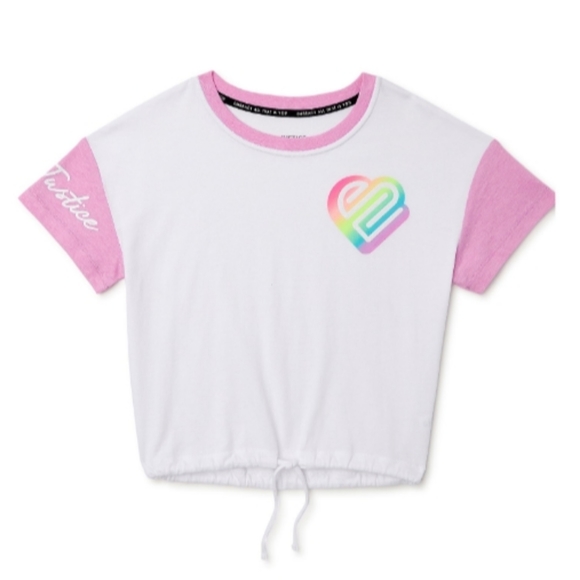Justice Other - NWT Girls Justice Raglan Active T-Shirt